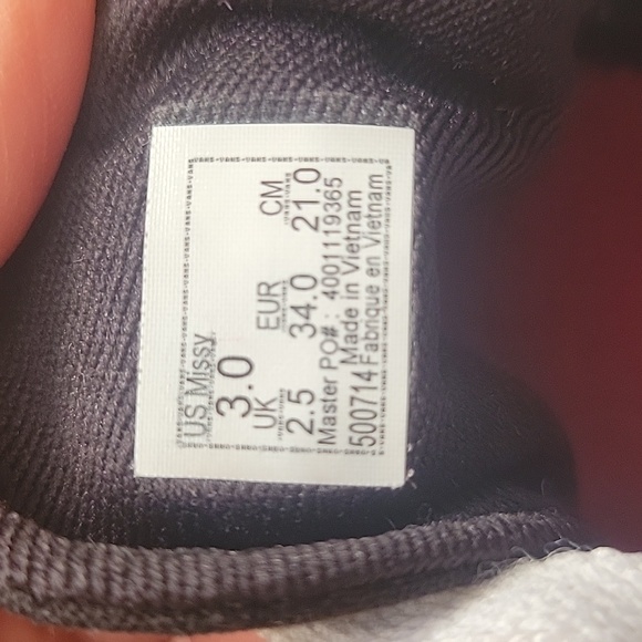 Vans Rainbow Checkered Lace Up Old Skool Skater Sneakers Shoes Sz 3 US ( 34 UK) - Picture 8 of 9